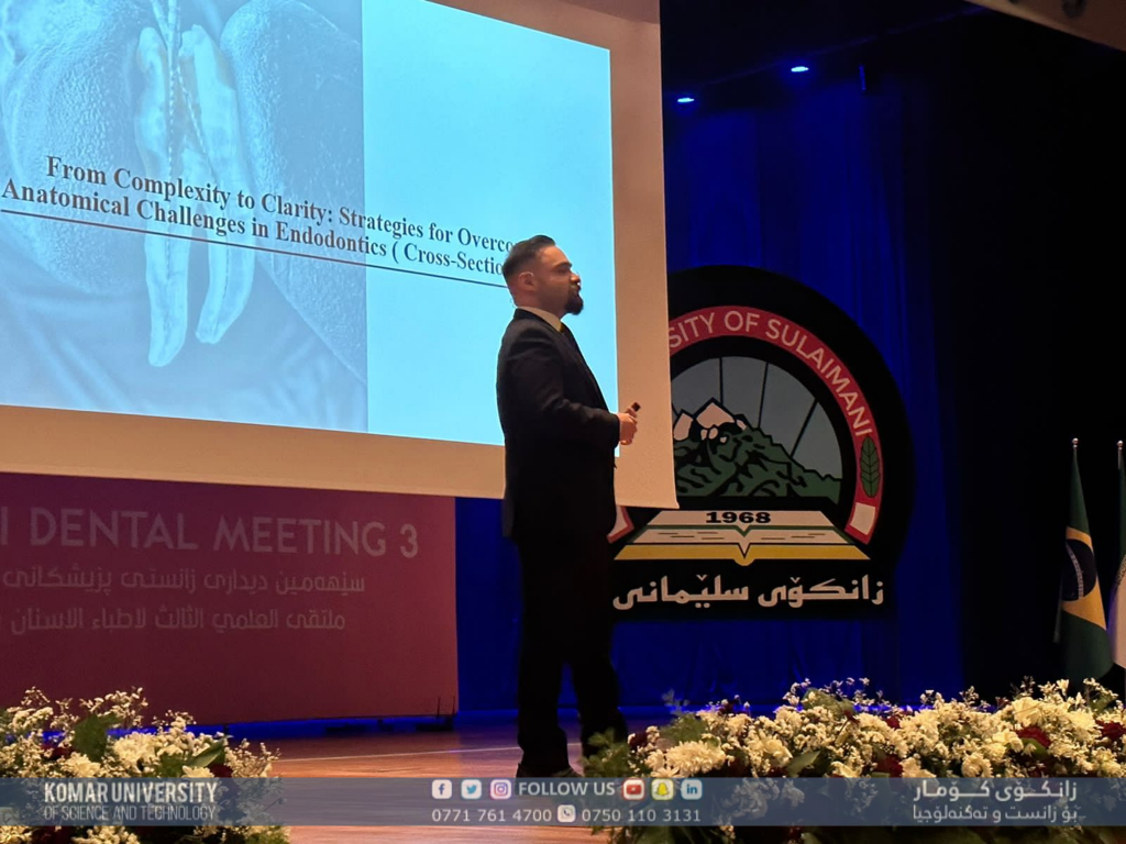 KUST Participated in the Third Sulaimani Dental Meeting